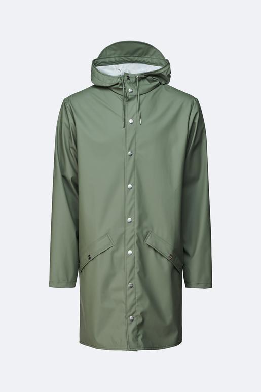 Buy Rains Long Jacket Olive • Gerrards Fashion Shop
