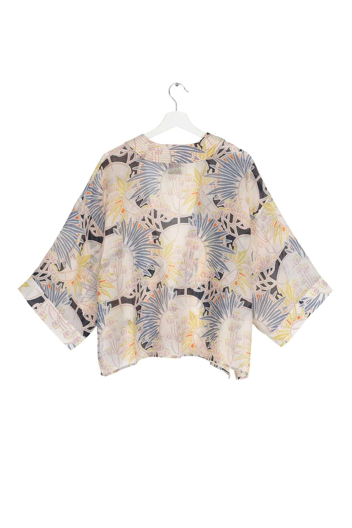 One Hundred Stars Mini Kimono - Deco Daisy Mauve - Gerrards Fashion Shop